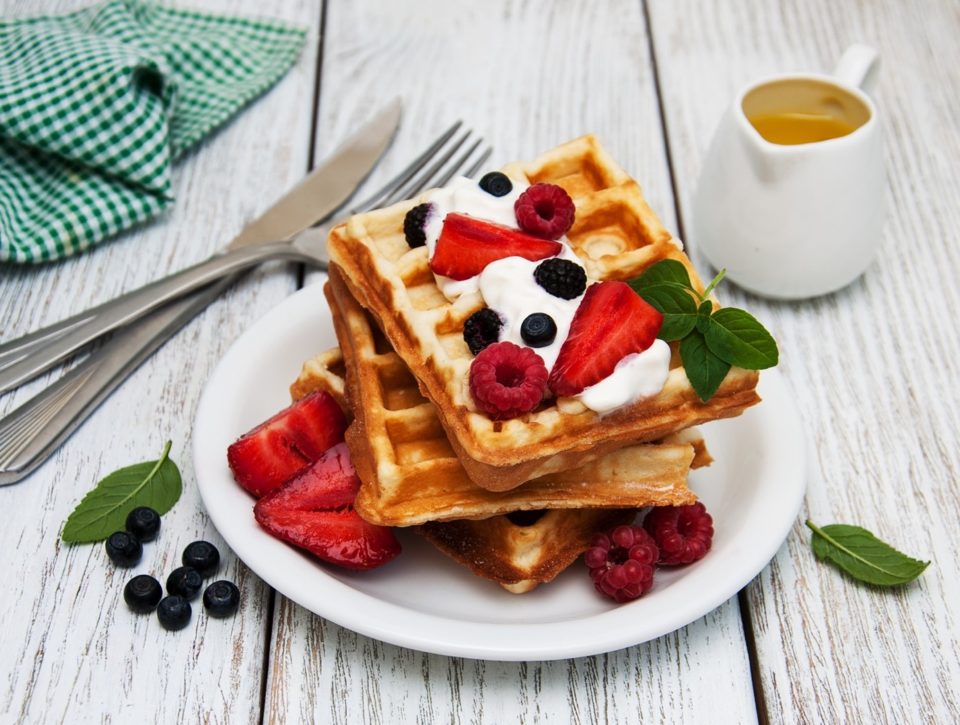 Vanille-Waffeln | Gesund &amp; komplett Vegan!