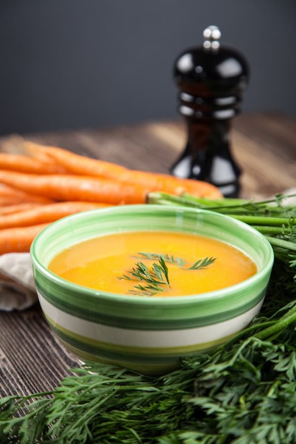 vegane Karottensuppe