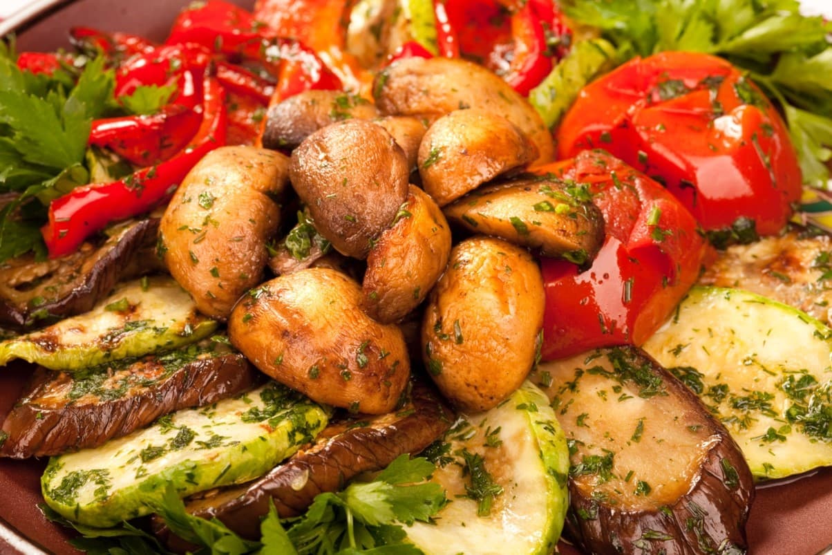 Ofengemüse: Kartoffeln, Tomaten, Zucchini u.v.m.